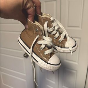 Brand new toddler size 5 high top converse